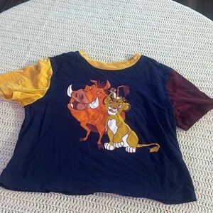 Disney Lion King crop top shirt